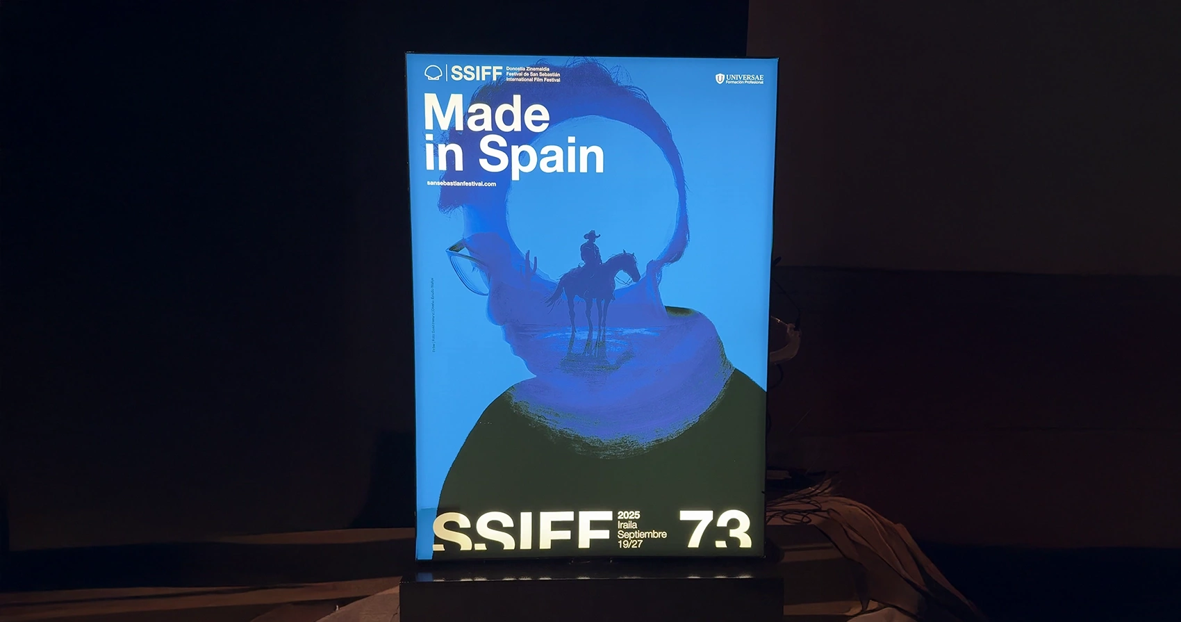 UNIVERSAE, patrocinador del SSIFF 73º Festival de San Sebastián