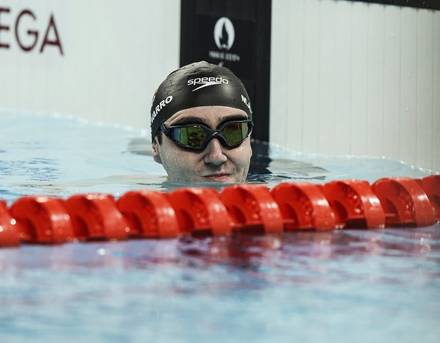 Miguel Ángel Navarro deportista paralímpico enseñando cómo llevar una planificación de alto rendimiento a la FP.