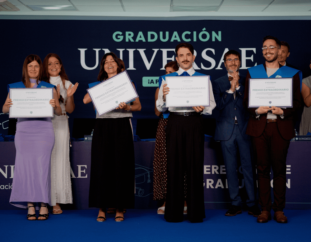 UNIVERSAE celebra el éxito de una nueva promoción con la graduación de más de 1.100 alumnos en Murcia, Madrid y Barcelona